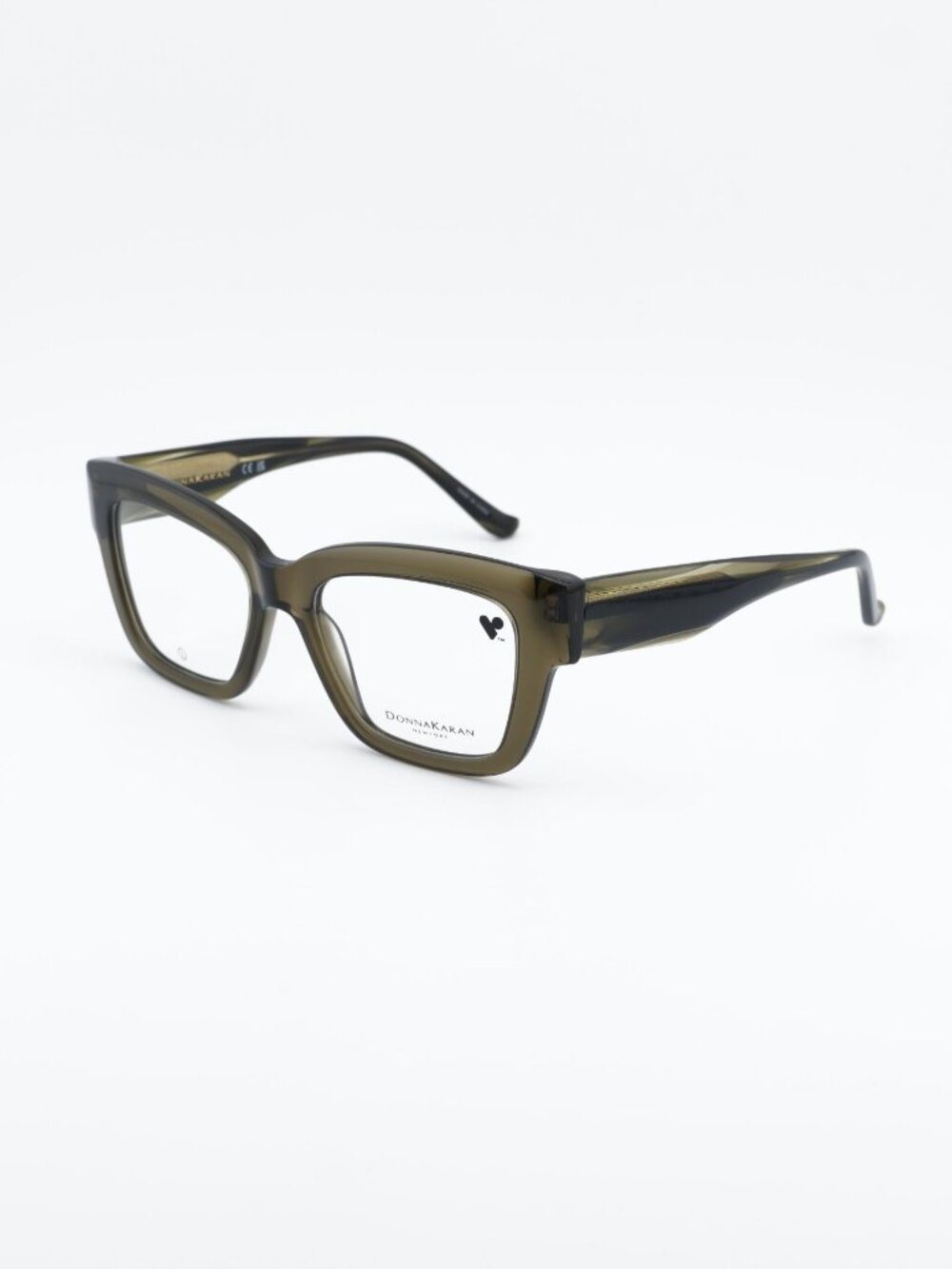 Donna Karan DO5014 315 Eyeglasses - Olive 53mm Cat Eye Frame
